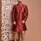 maroon indowestern