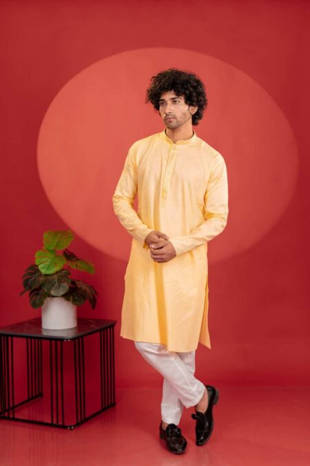 light yellow kurta