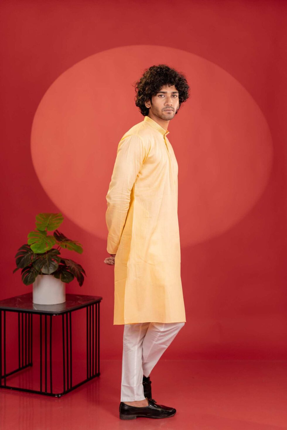 light yellow kurta