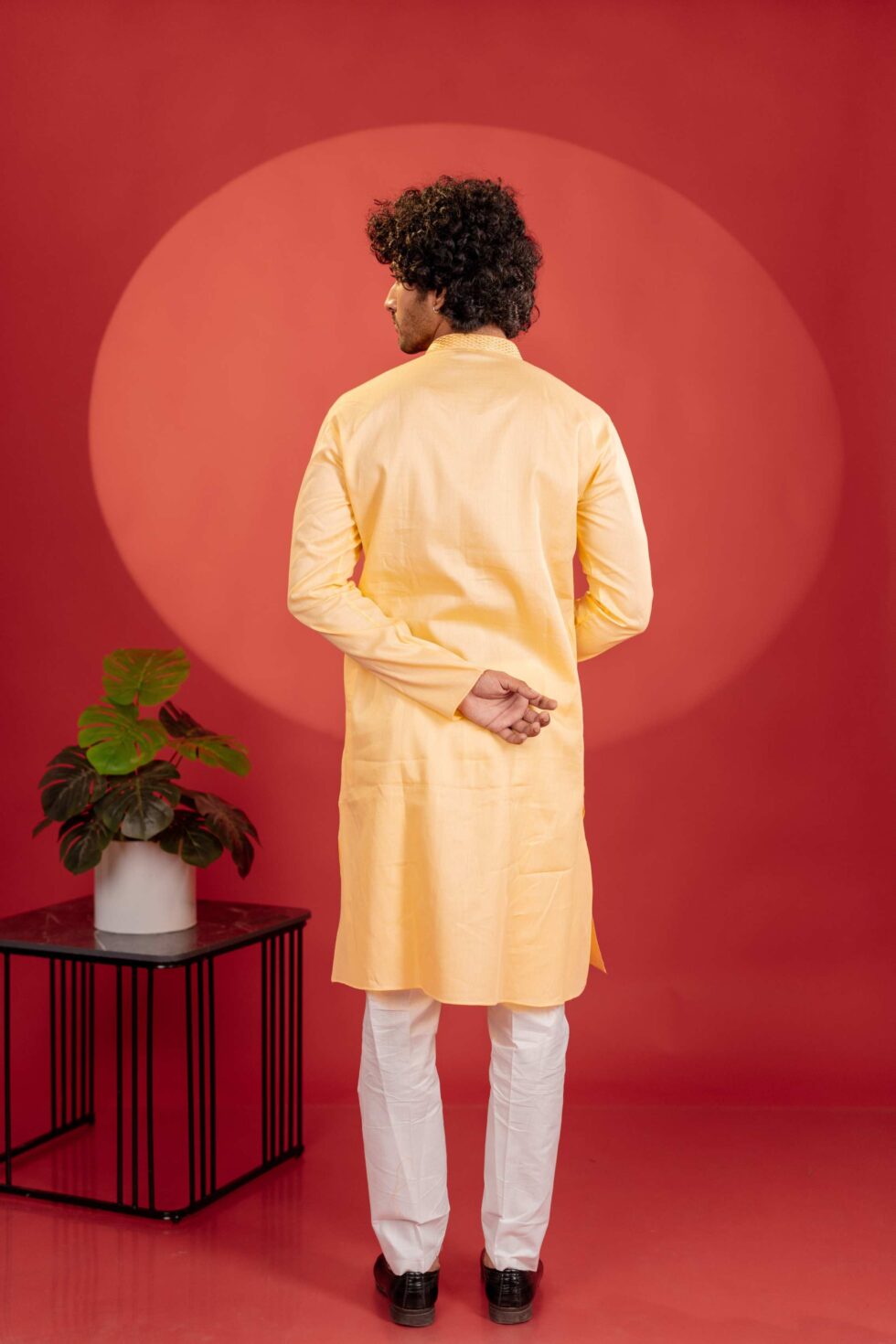 light yellow kurta