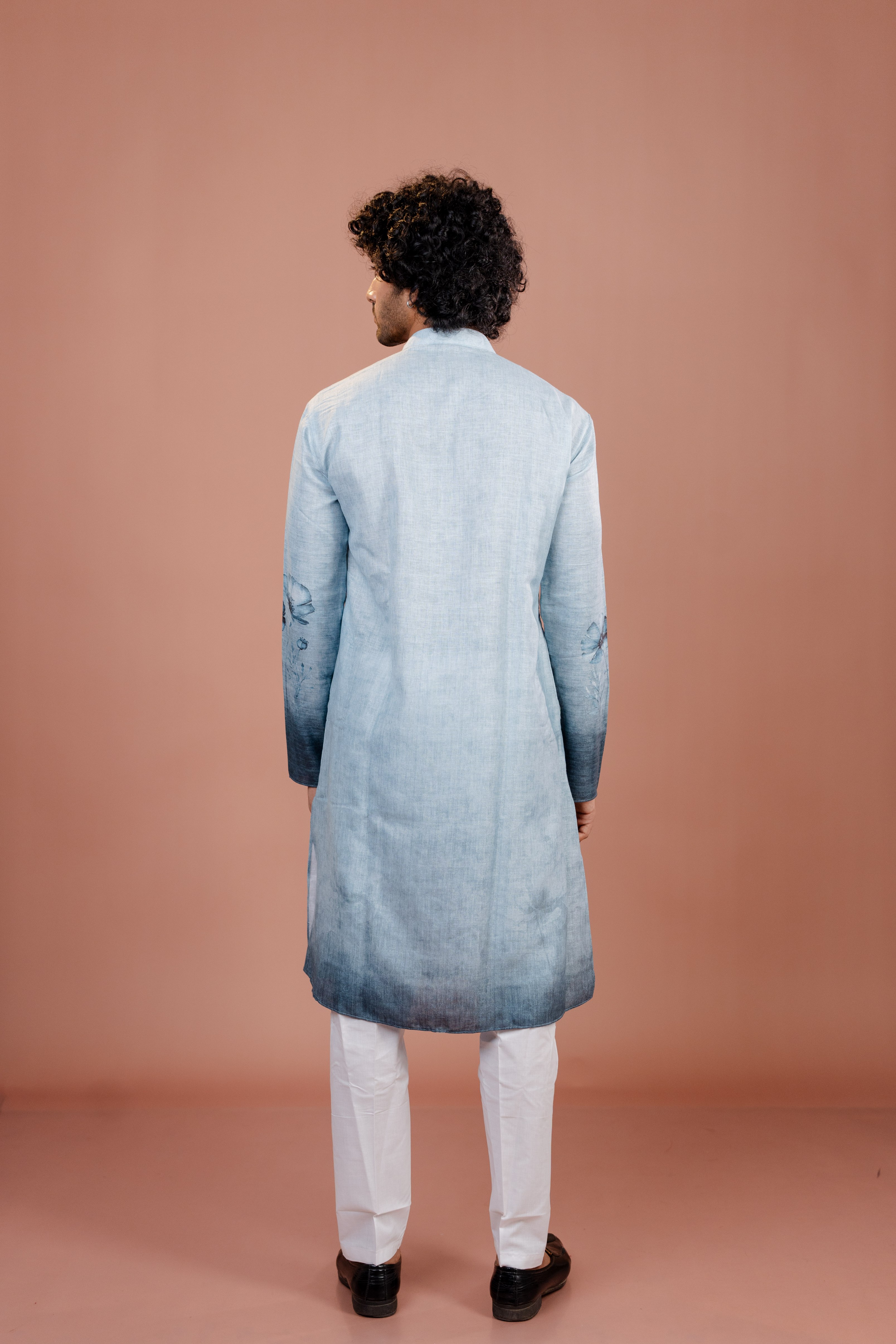navy blue kurta