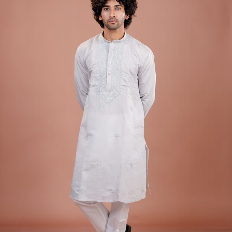 grey kurta