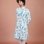 sea green kurta