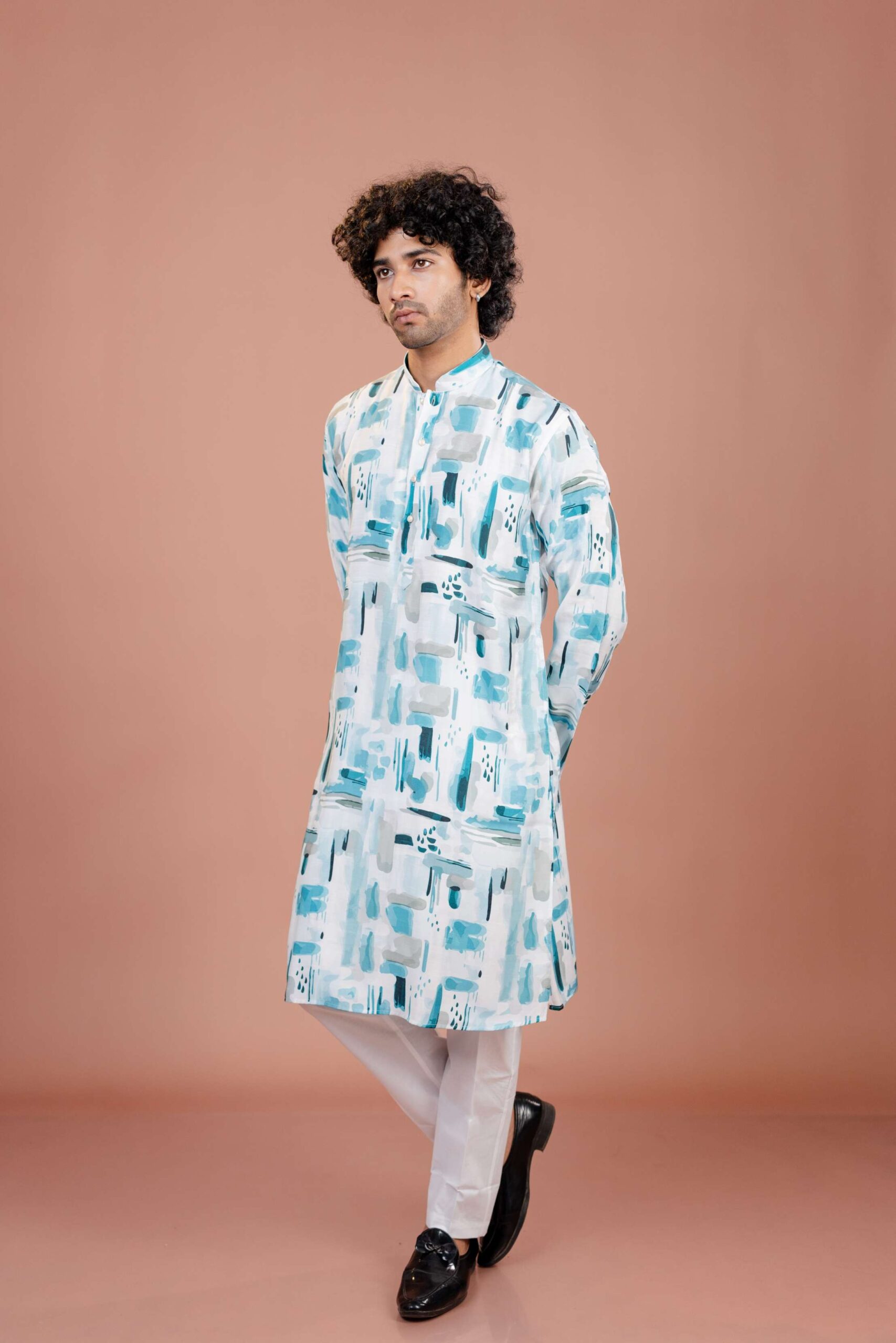 sea green kurta