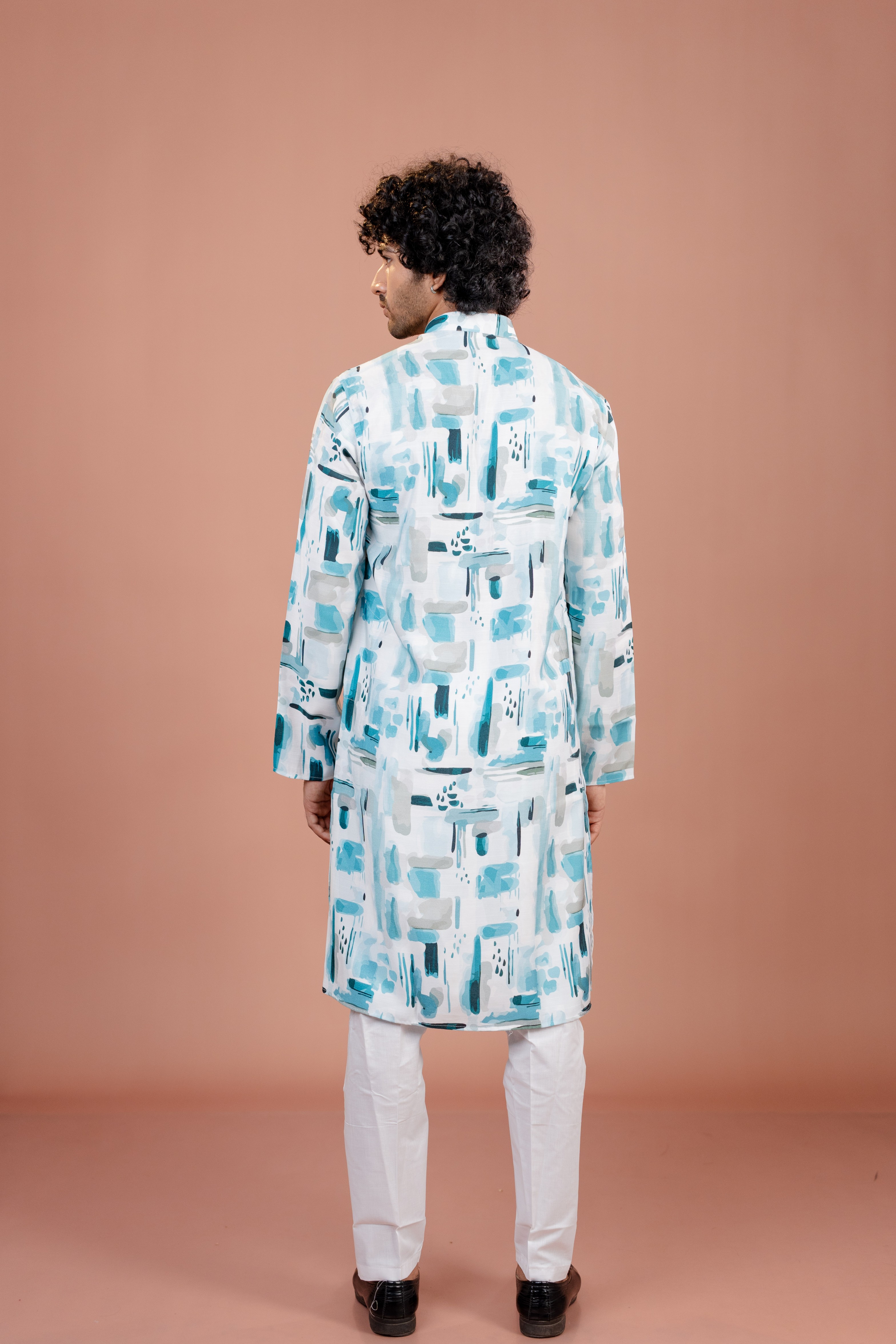 sea green kurta
