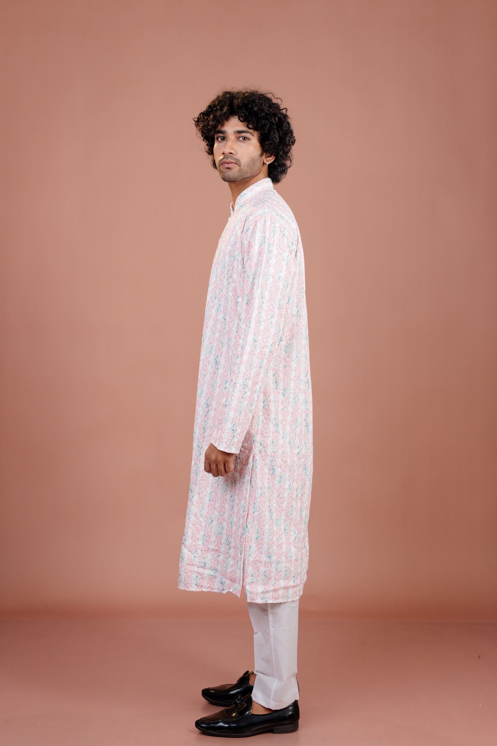 pink kurta