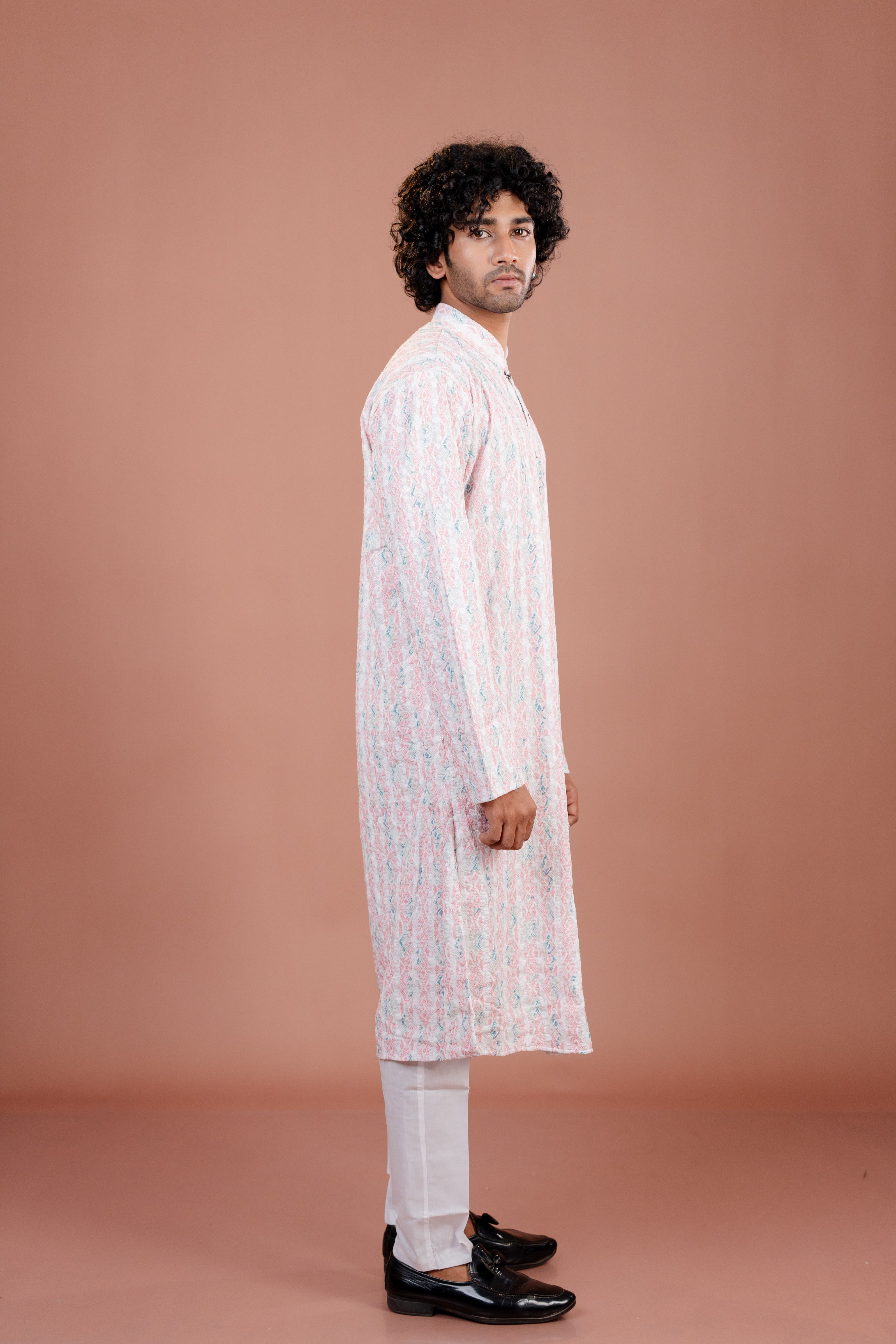 pink kurta