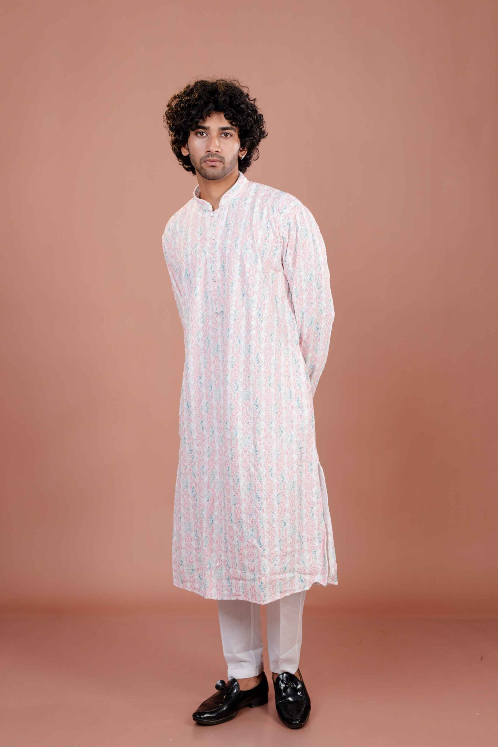 pink kurta