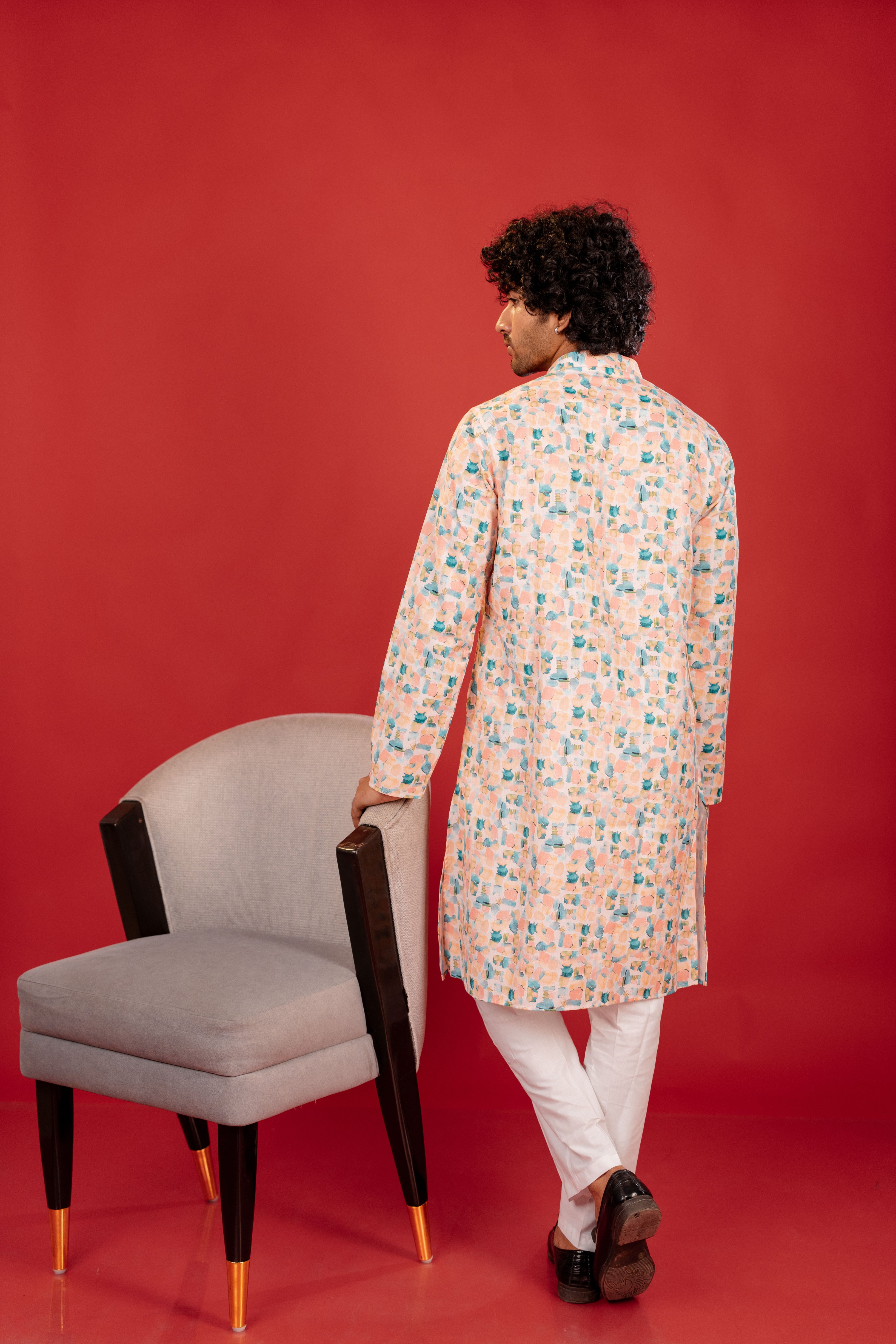 pink kurta