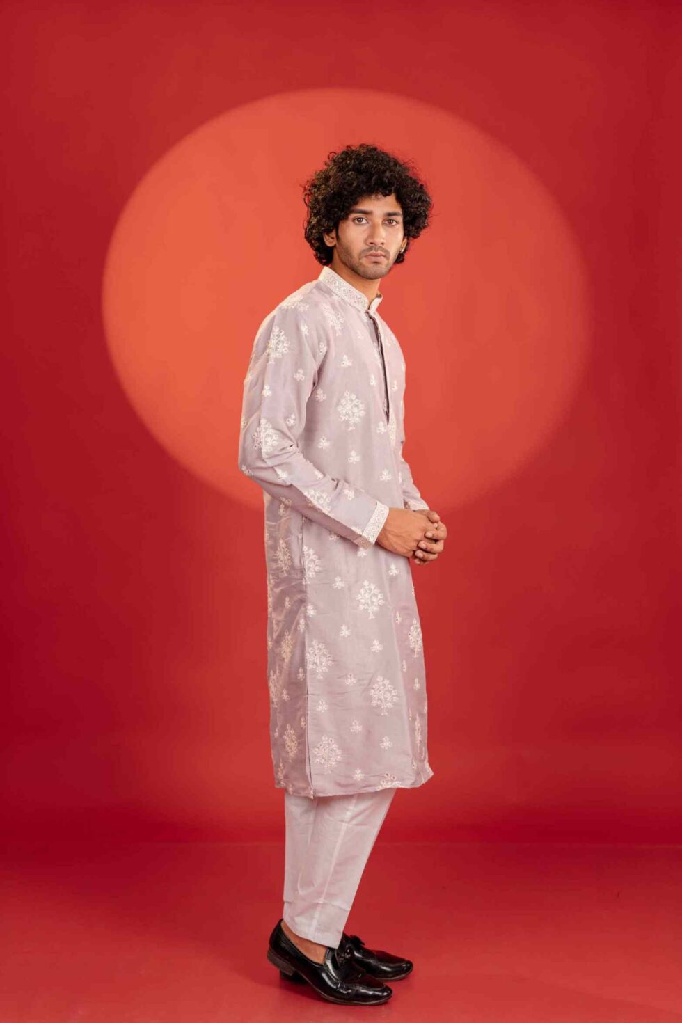 violet kurta