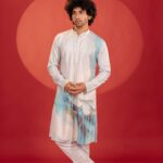 grey kurta