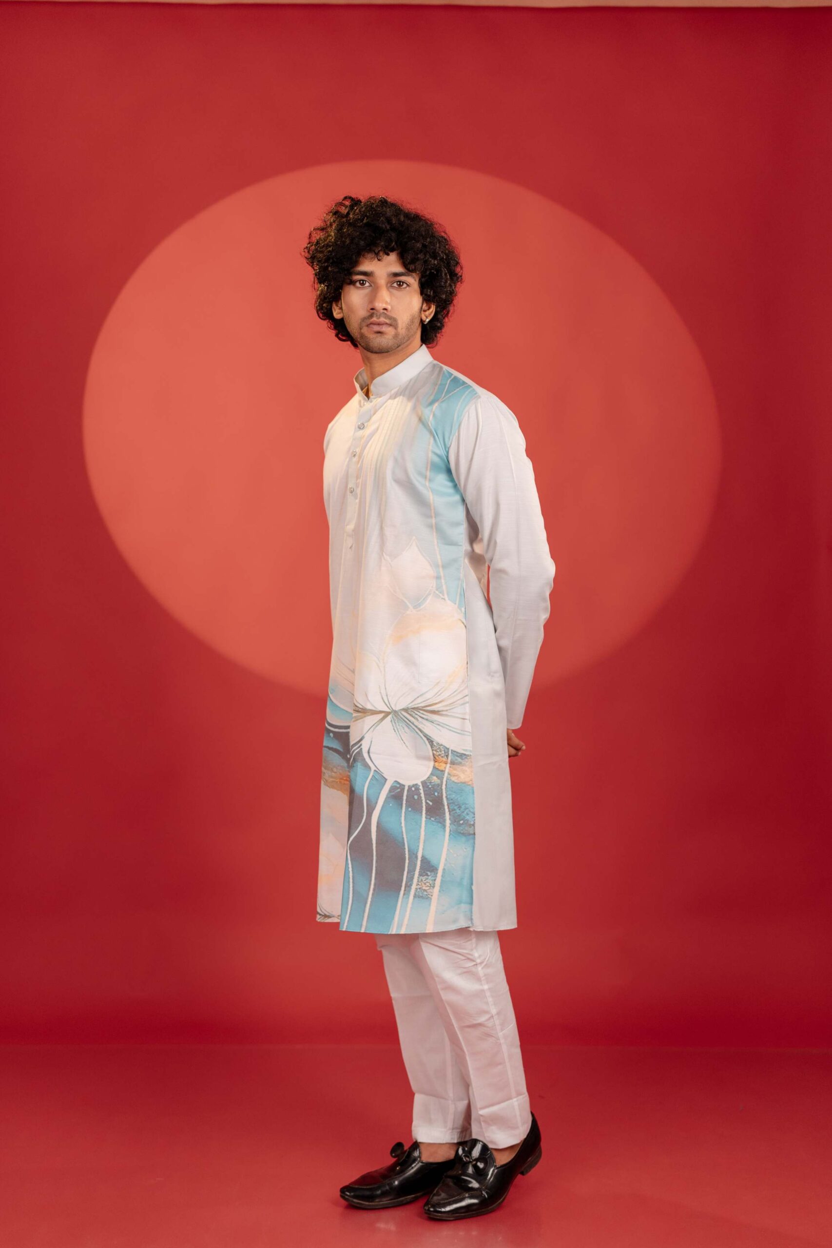 grey kurta