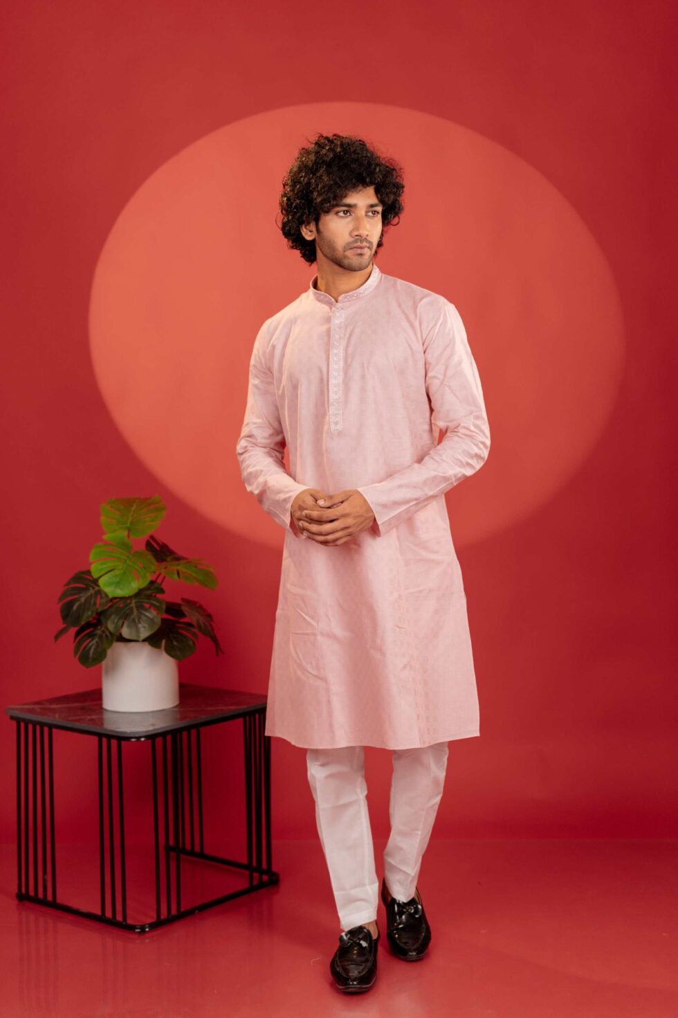 pink kurta