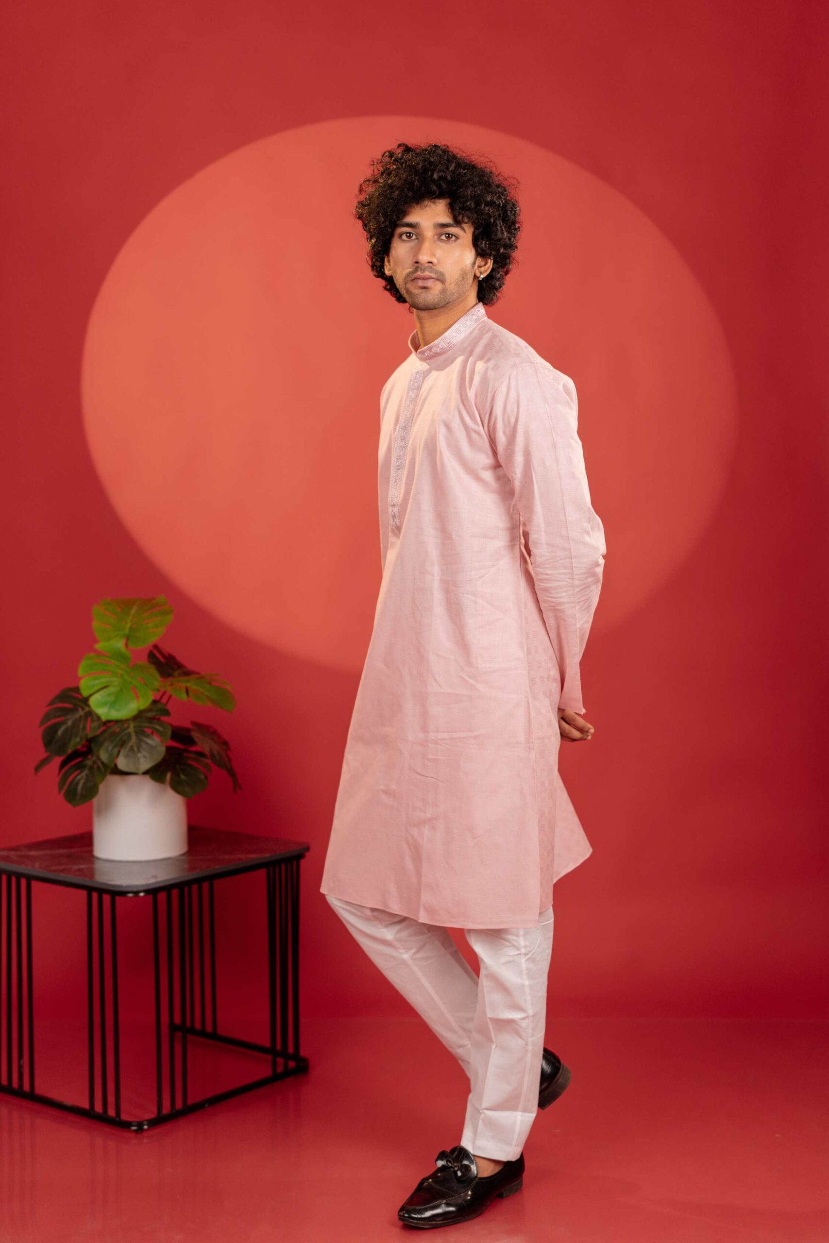 pink kurta