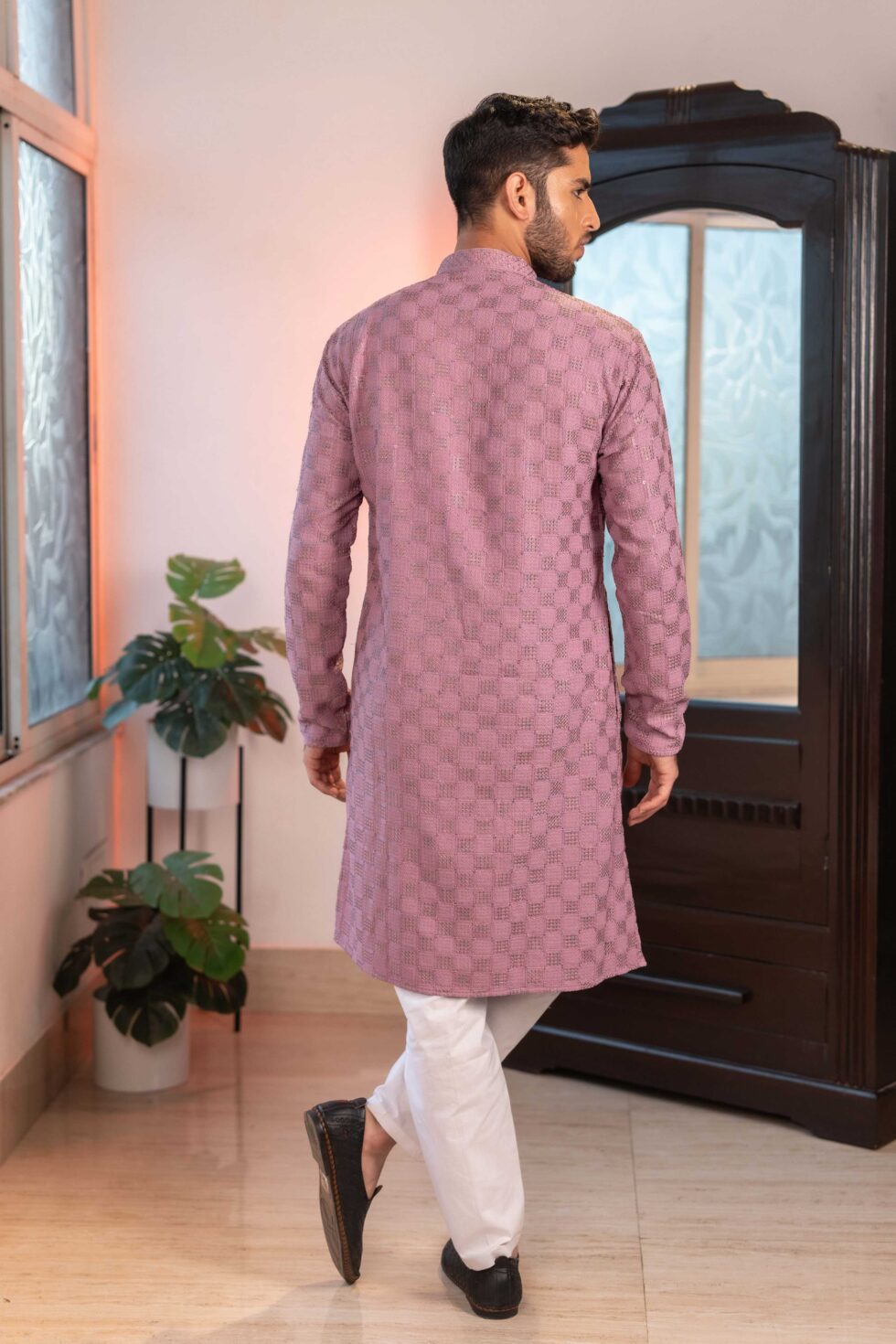 deep lavender kurta