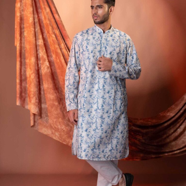 light blue kurta