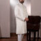 cream sherwani