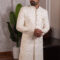 cream sherwani