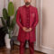 wine sherwani