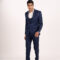 blue suit