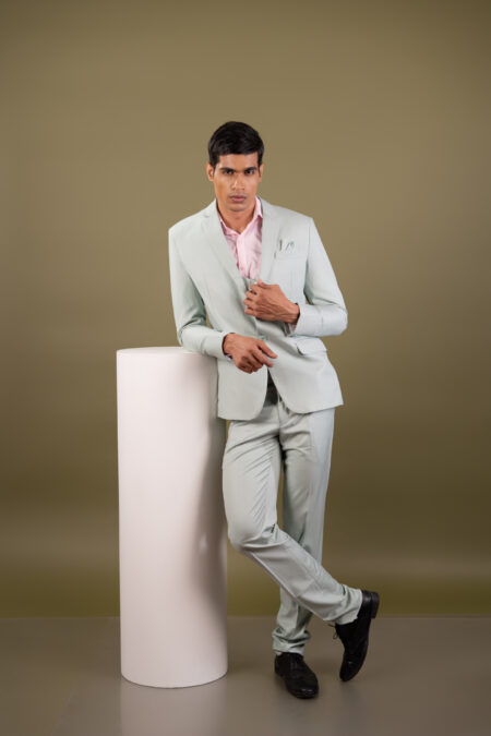 sea green suit