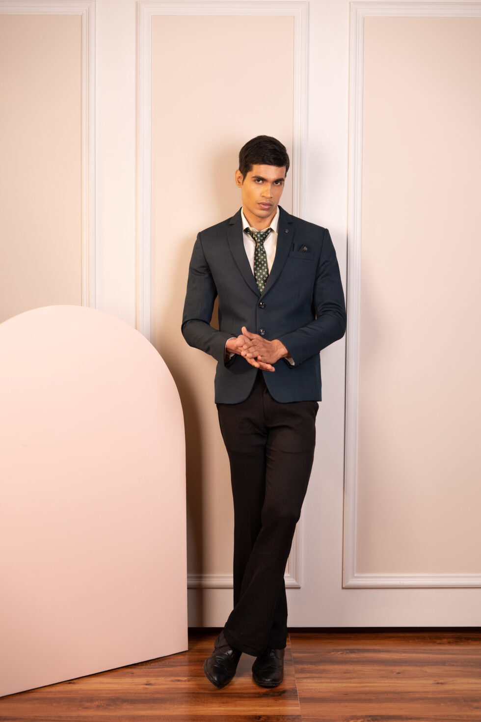 deep green colour blazer