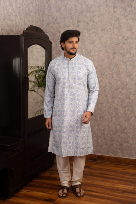 light blue kurta