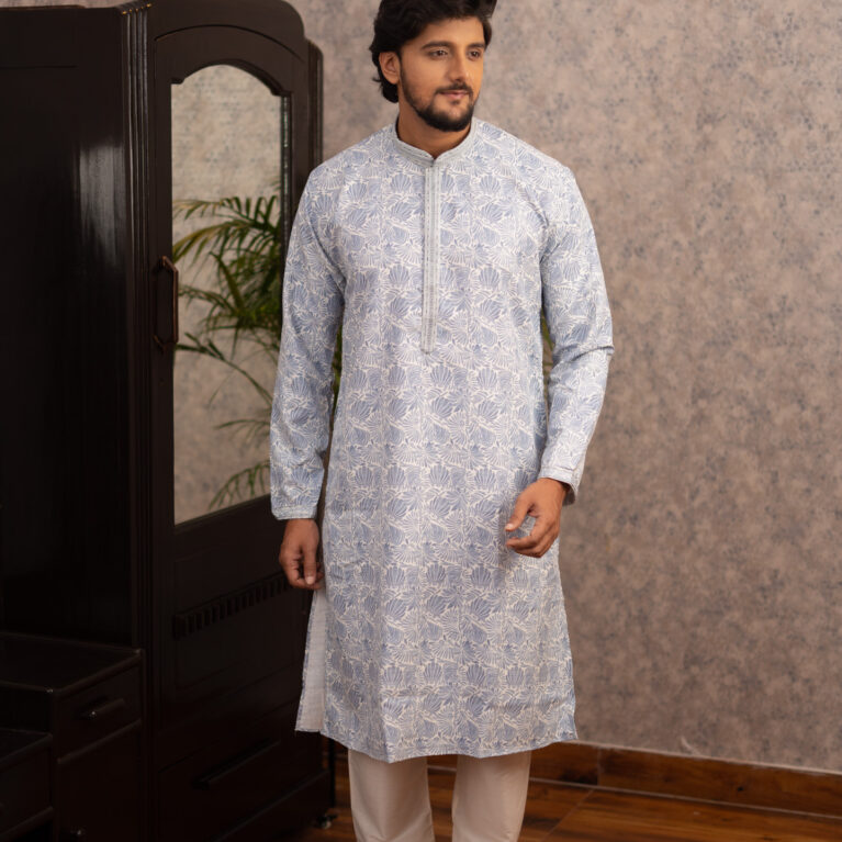 light blue kurta