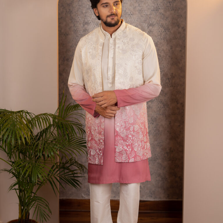 light purple half jacket