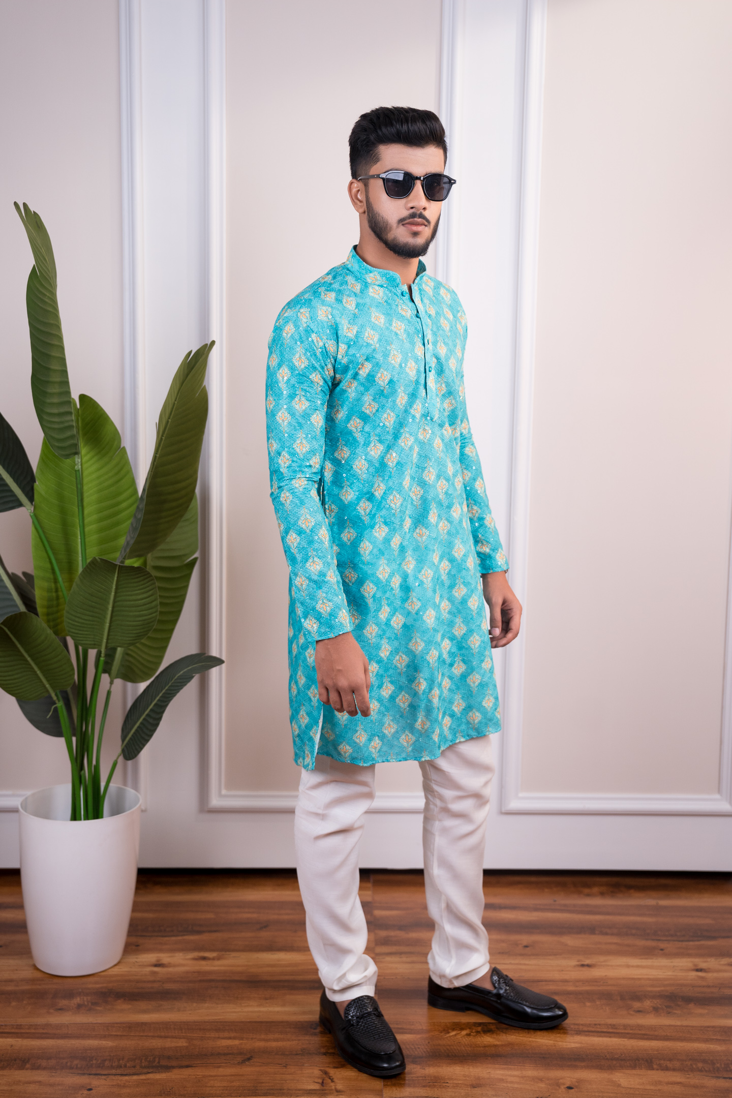 r green kurta set