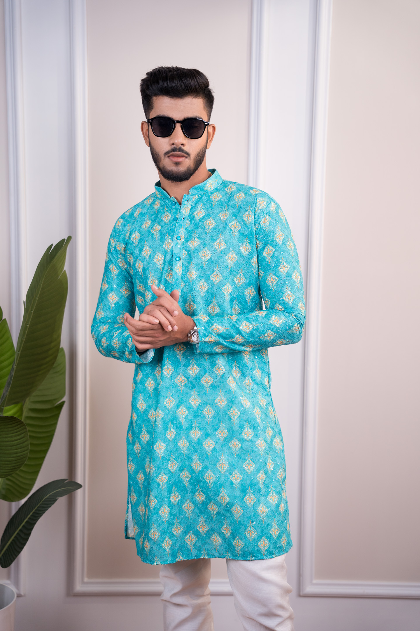 r green kurta set