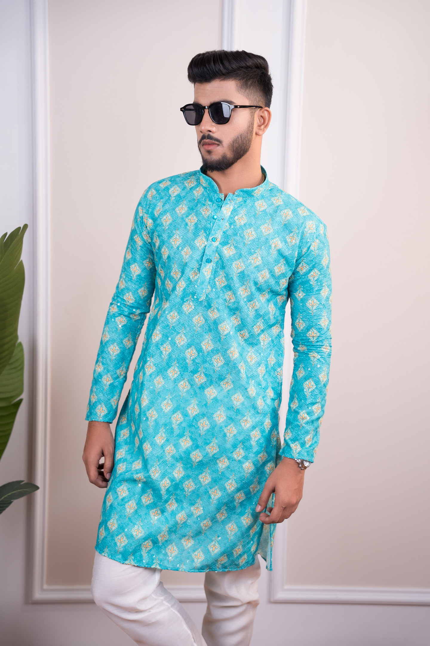 r green kurta set