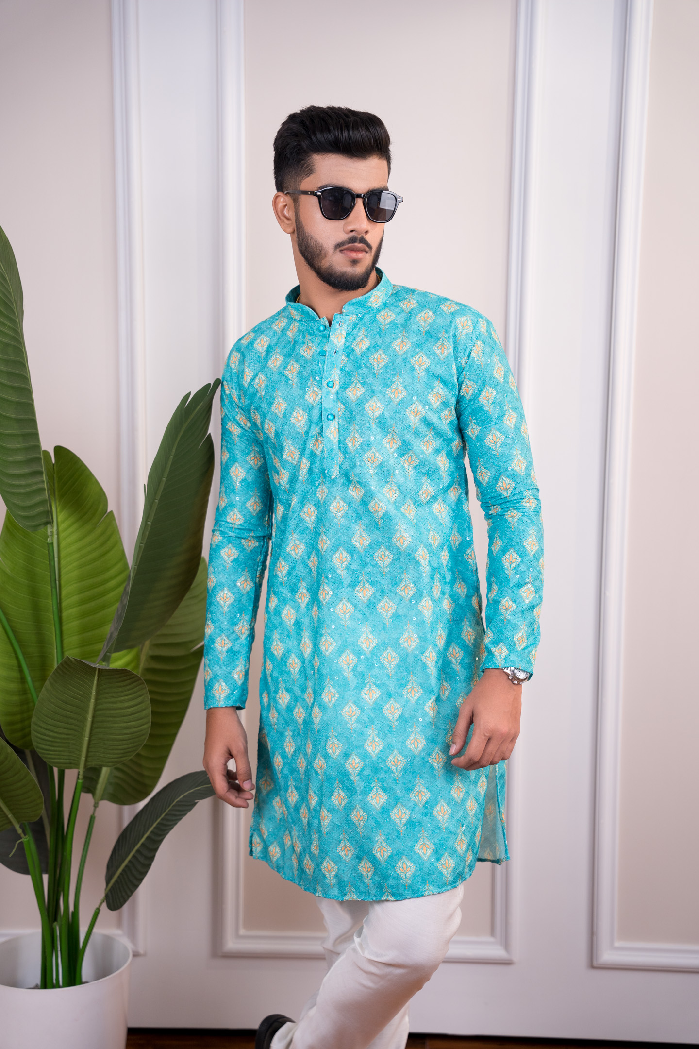 r green kurta set
