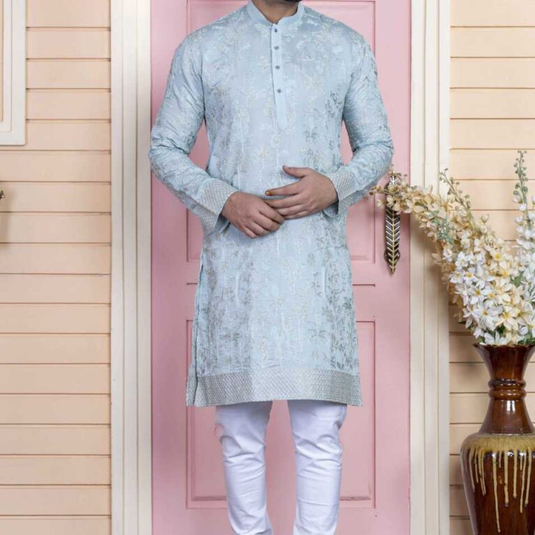 l grey kurta
