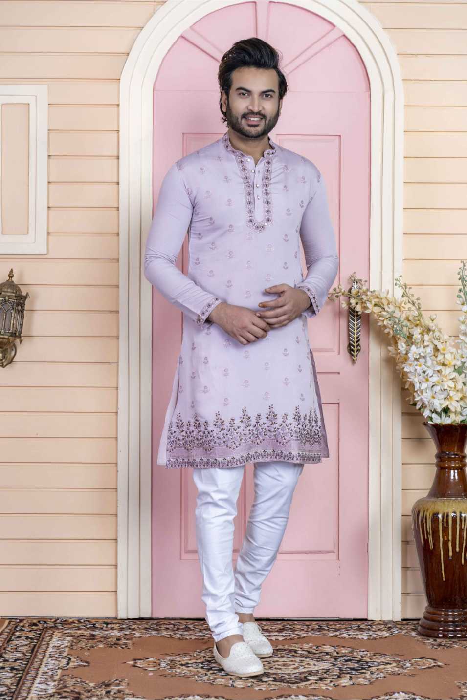 l purple kurta