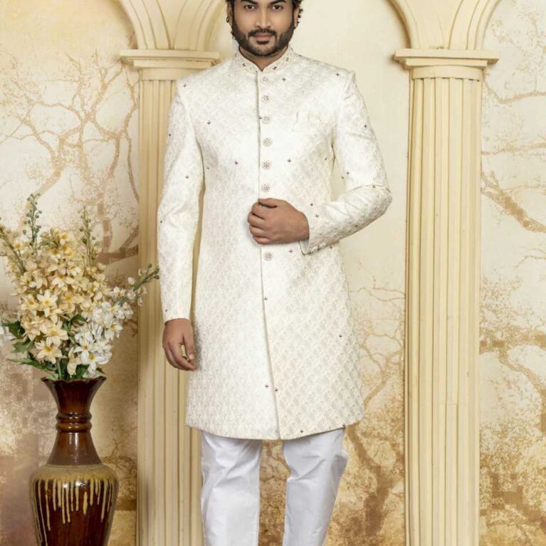 cream indowestern