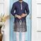 navy blue kurta