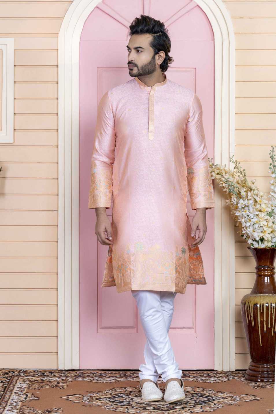 l pink kurta