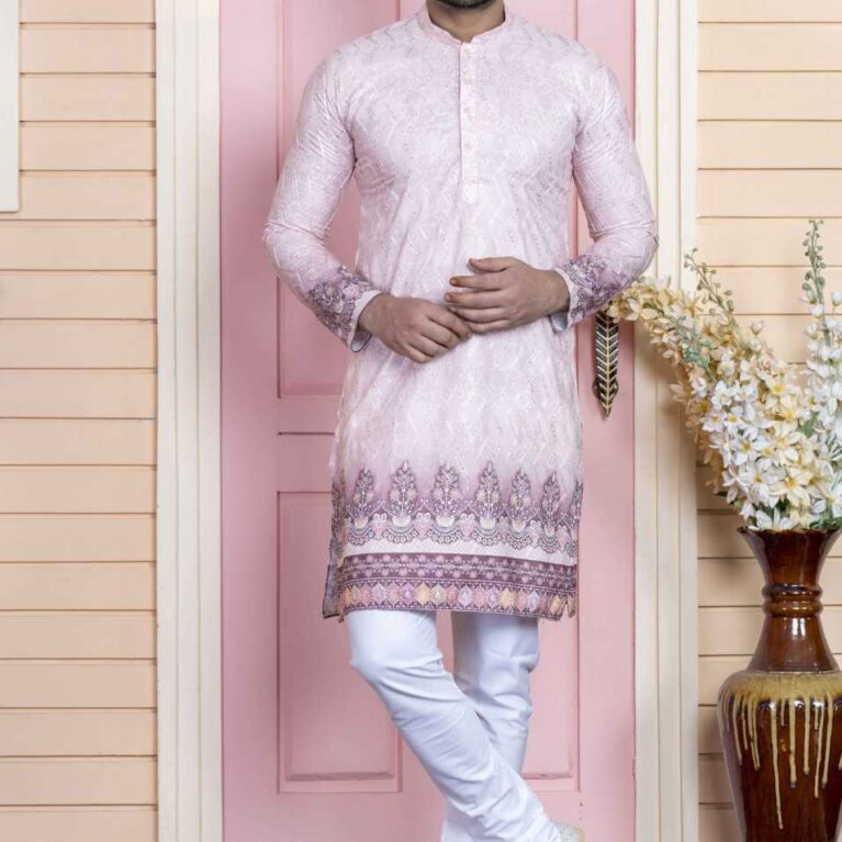 l peach kurta