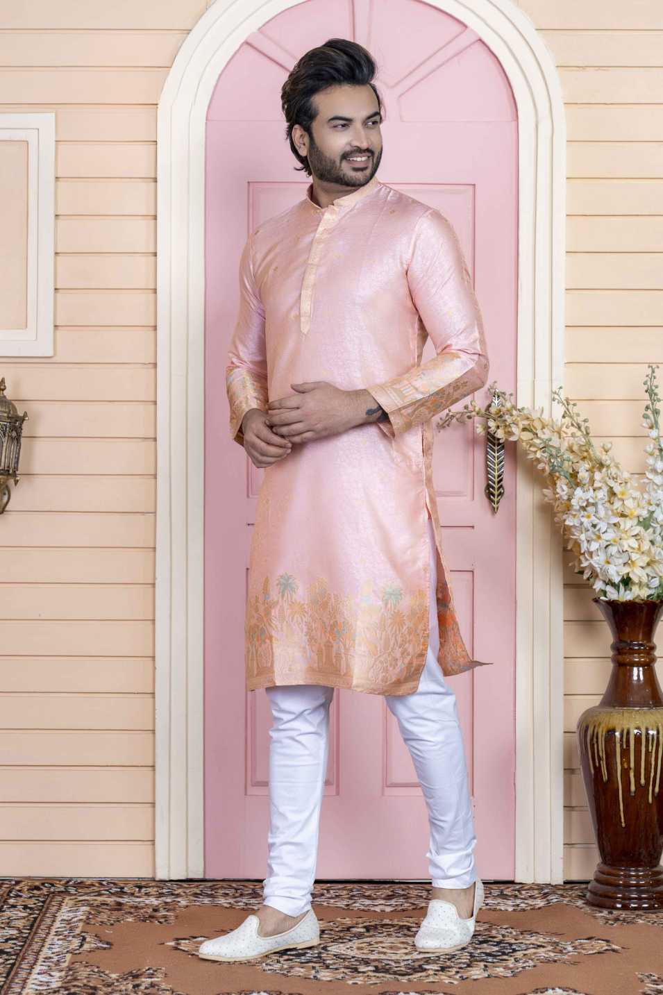 l pink kurta