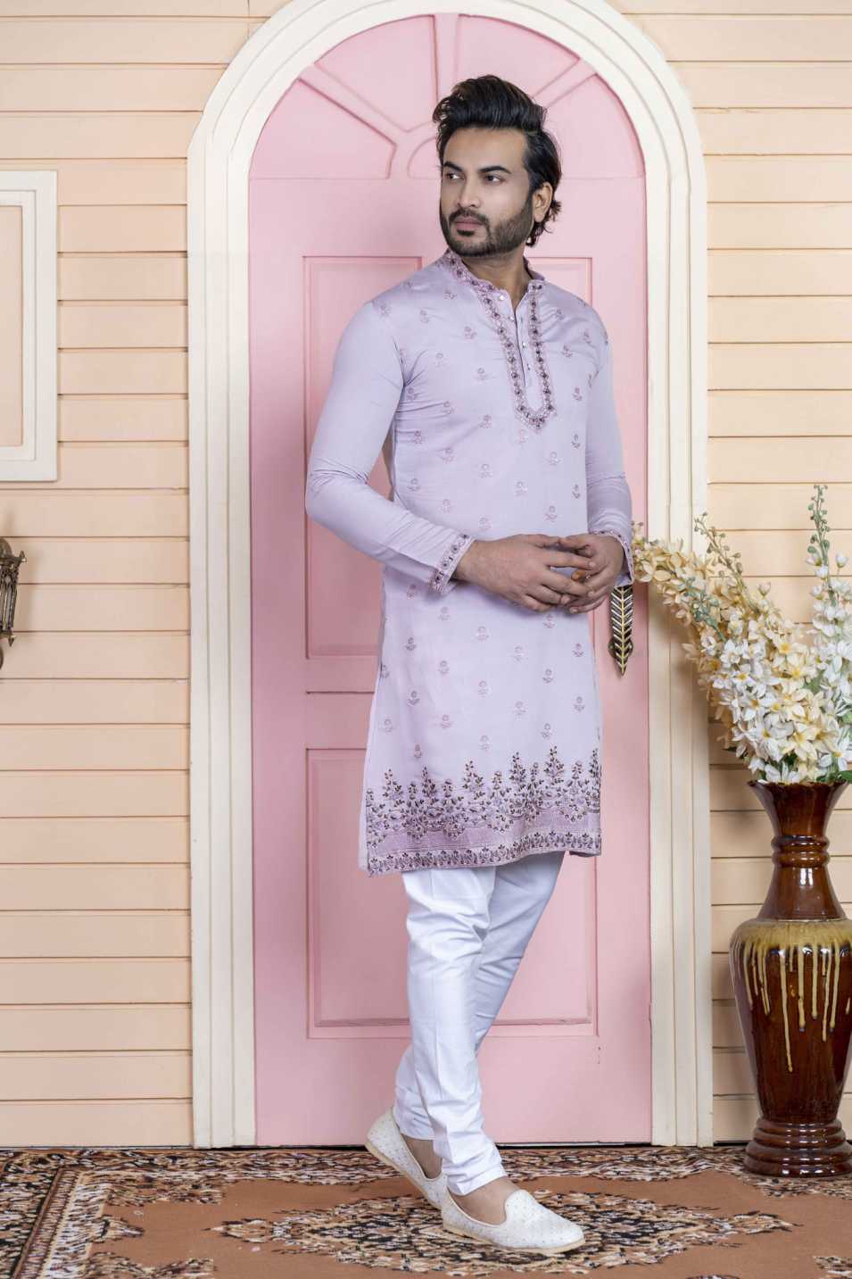 l purple kurta