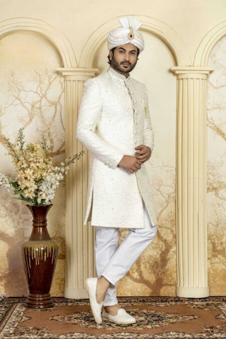 white indowestern