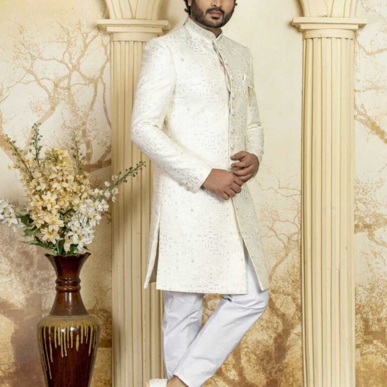 white indowestern