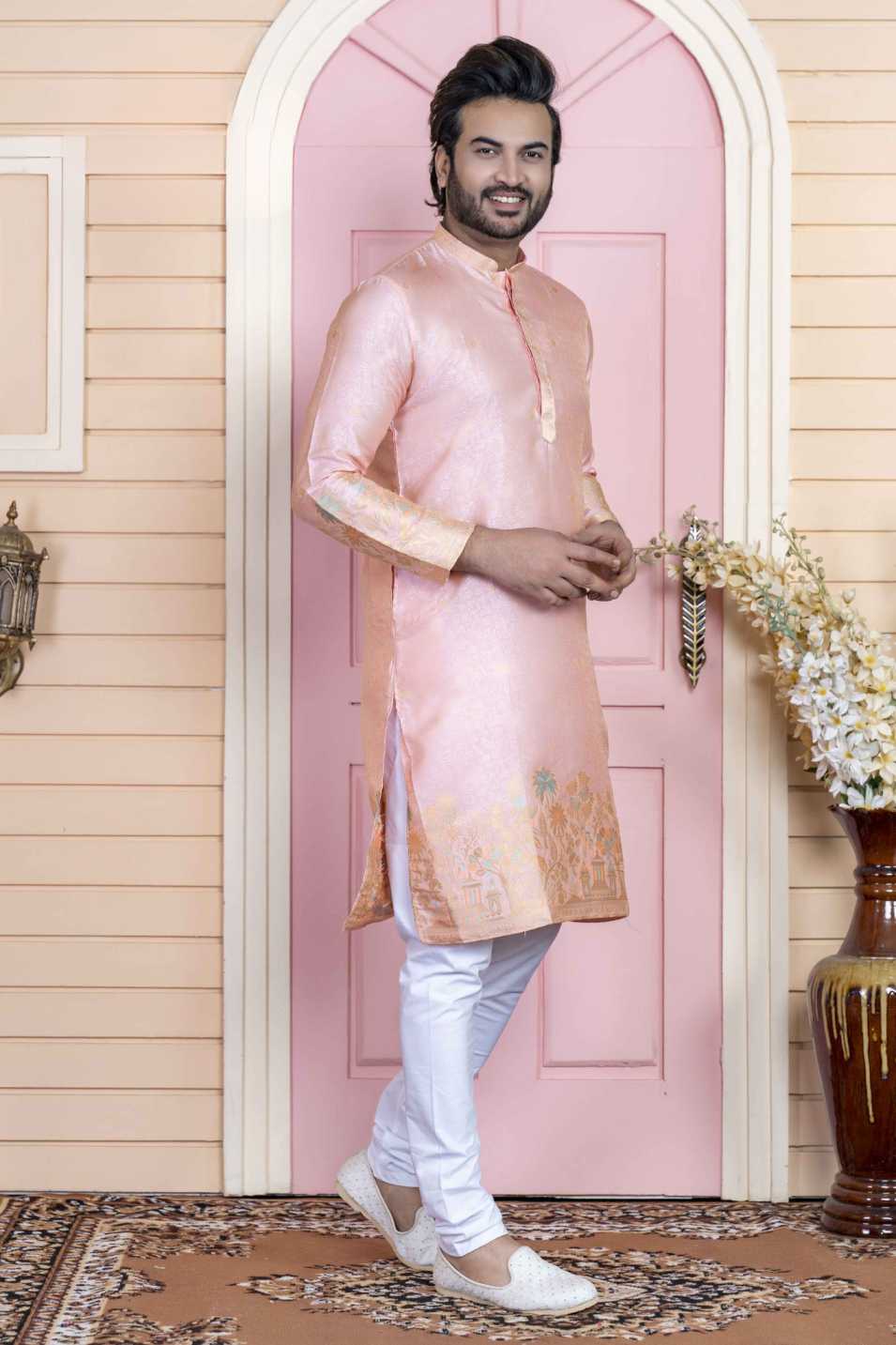 l pink kurta