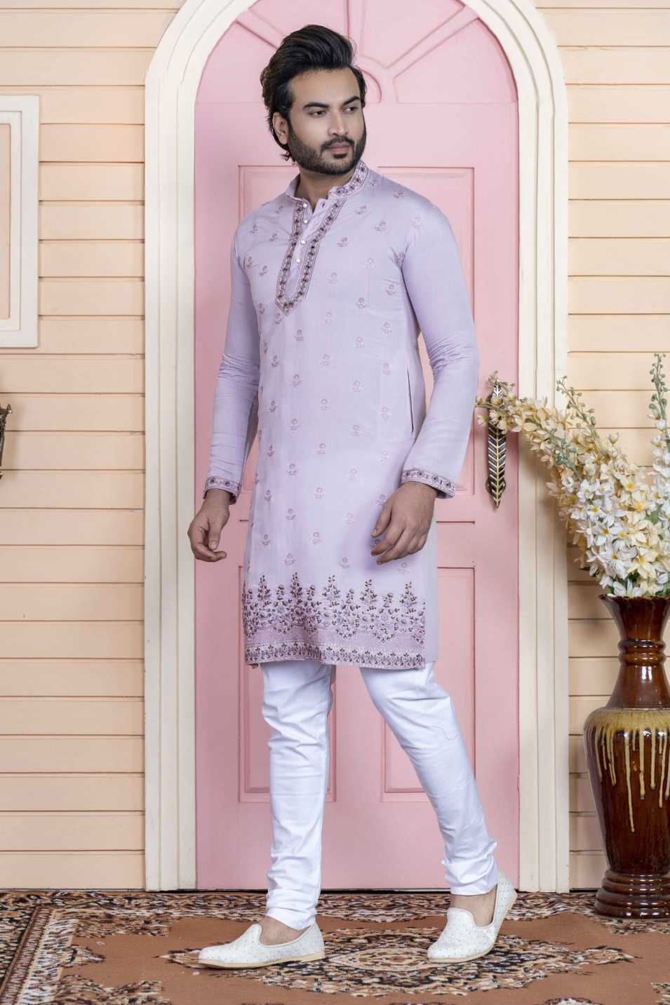 l purple kurta