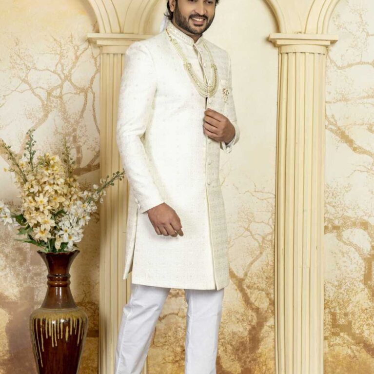 cream indowestern