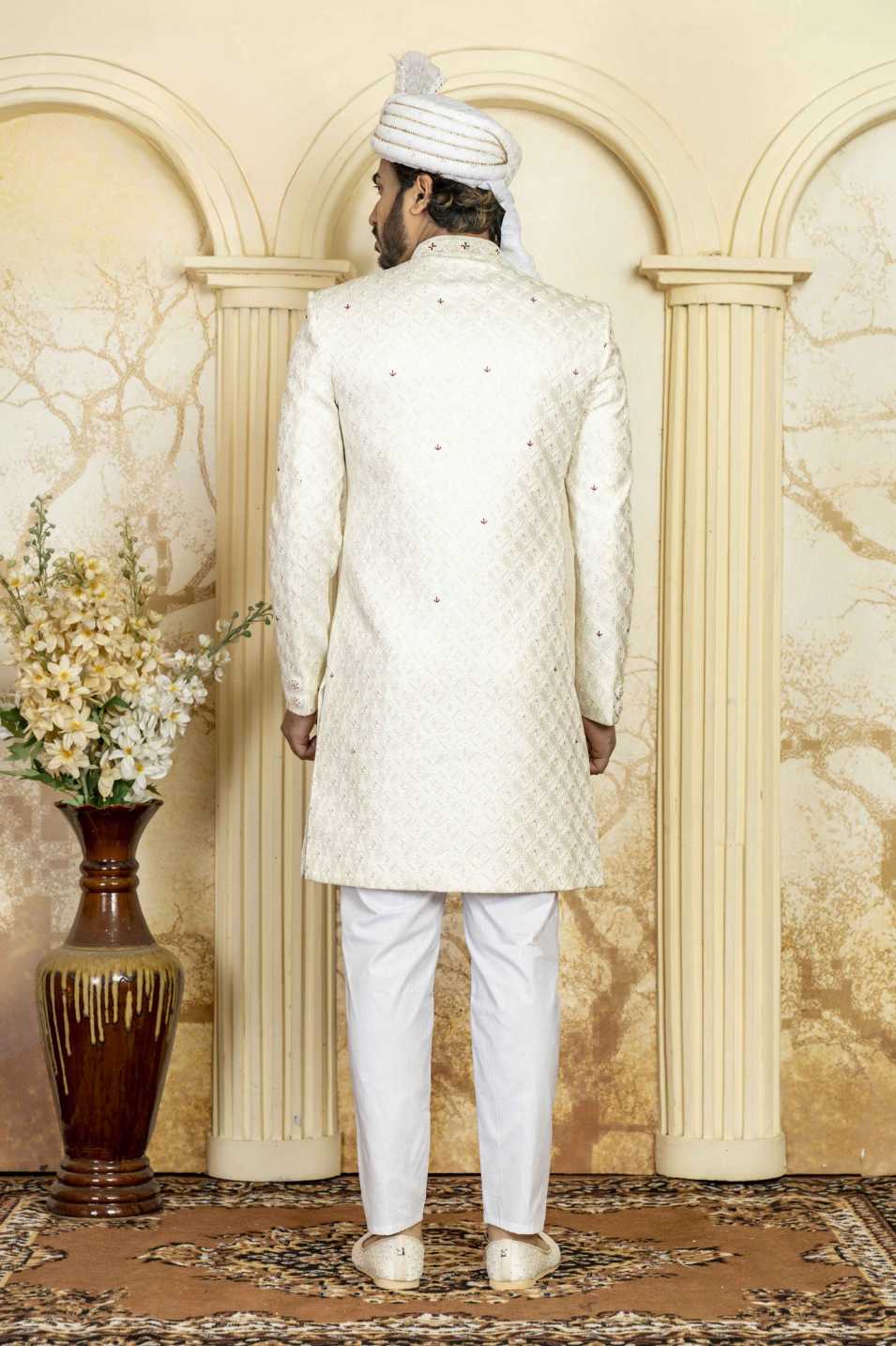 cream indowestern