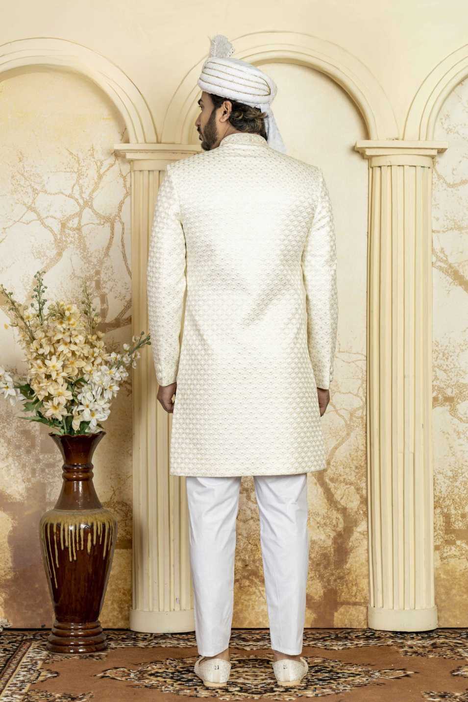 cream indowestern