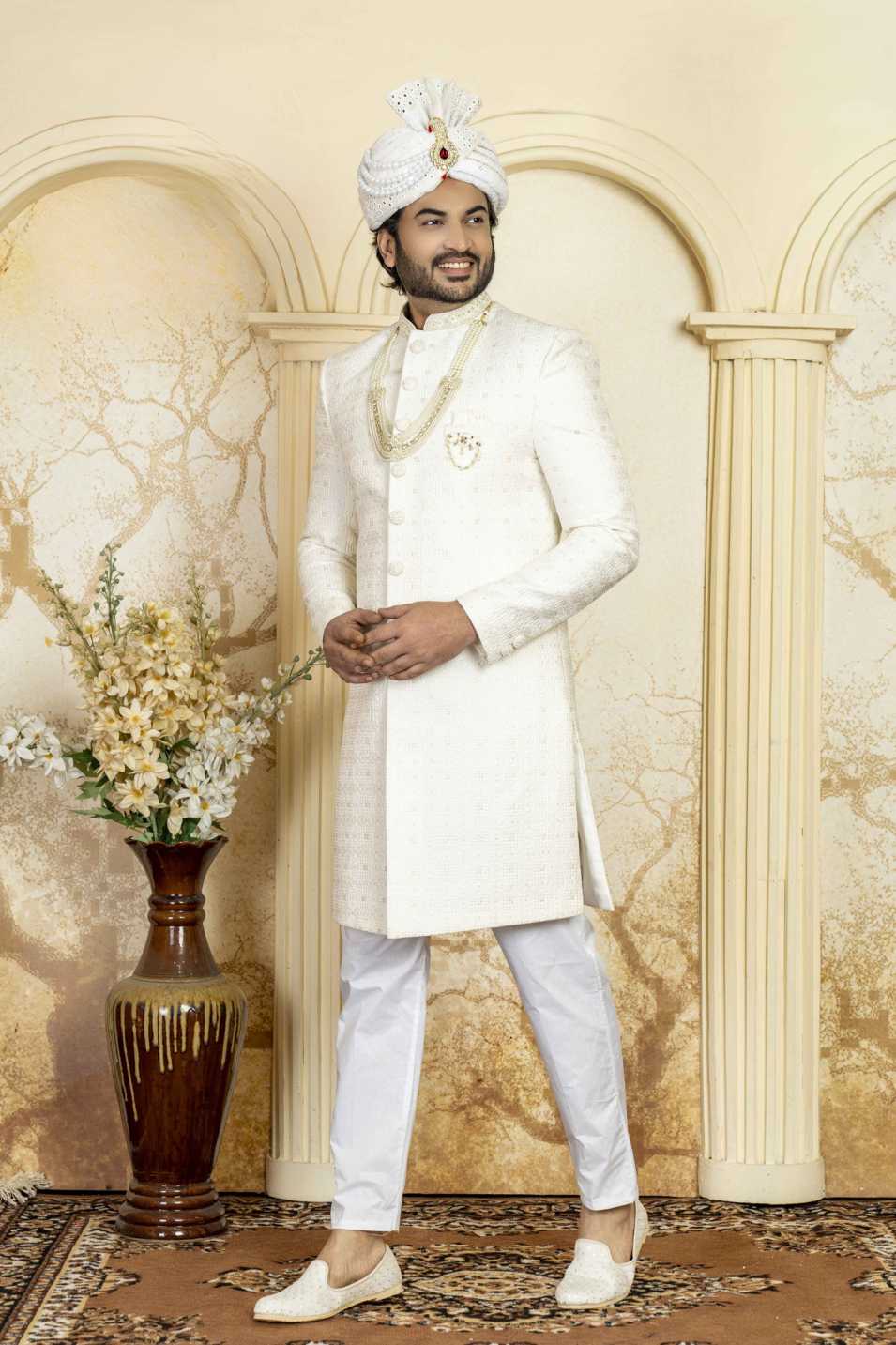 cream indowestern