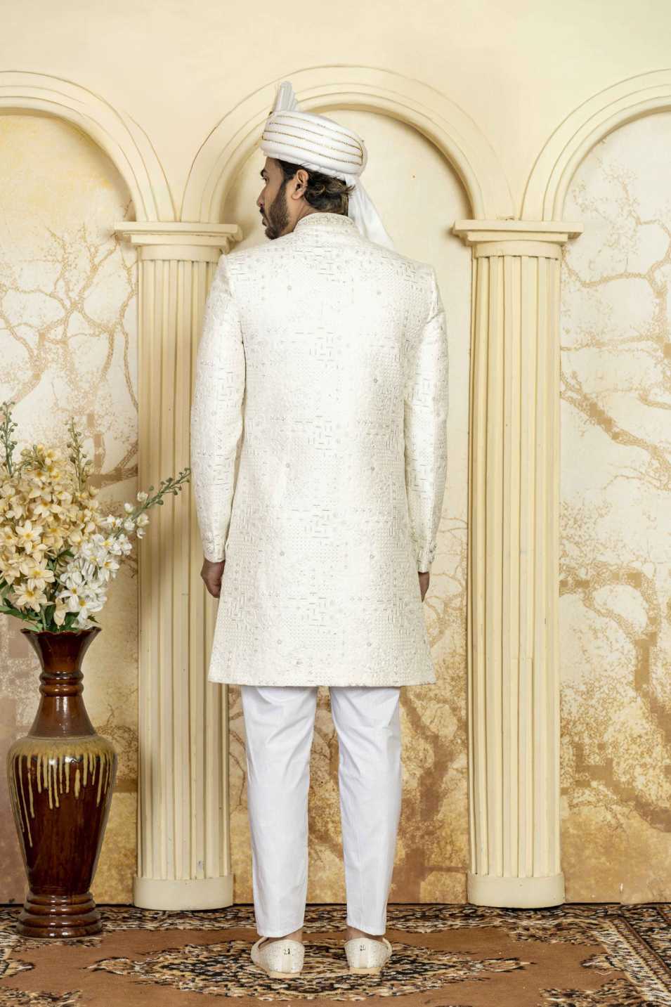 white indowestern